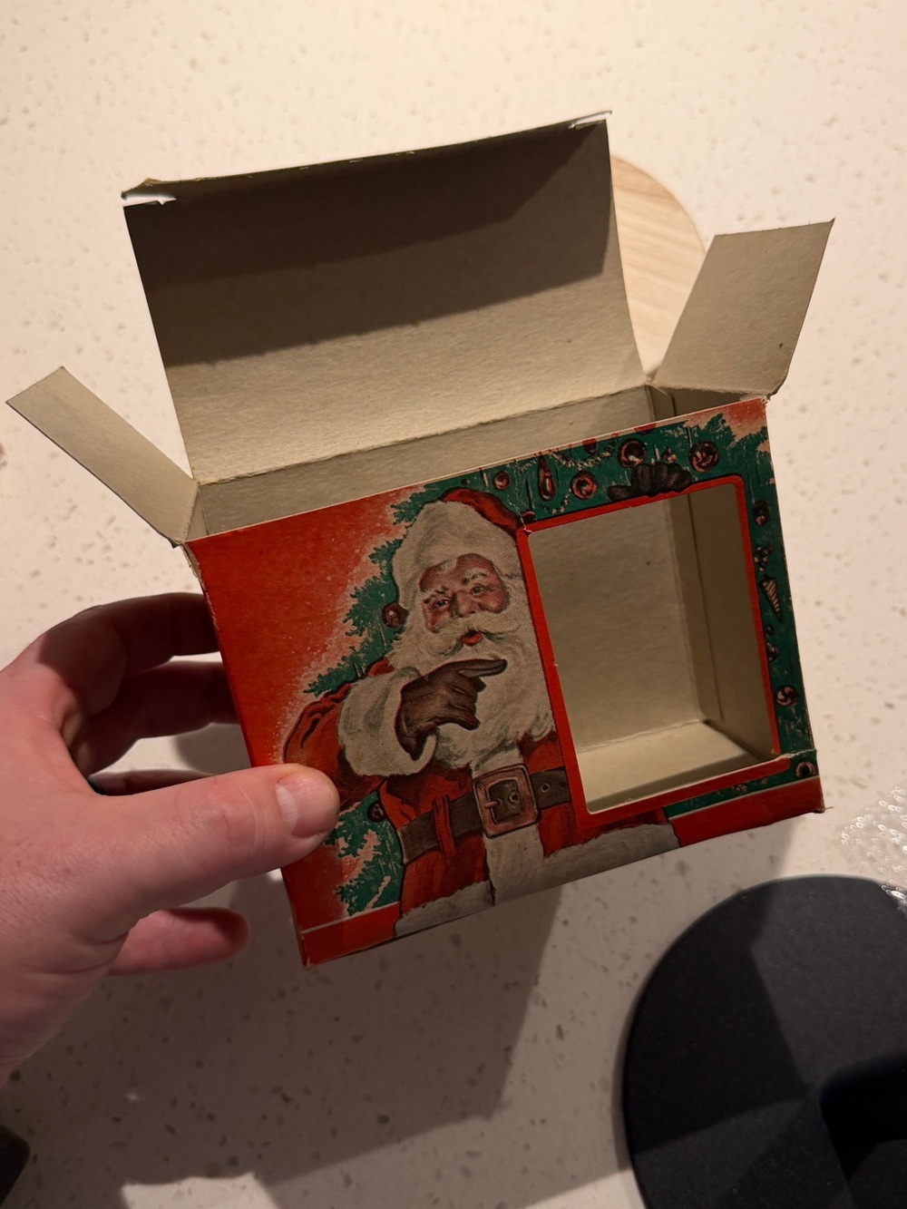 John Weisert Tobacco Co Santa Claus Graphic Gift Box